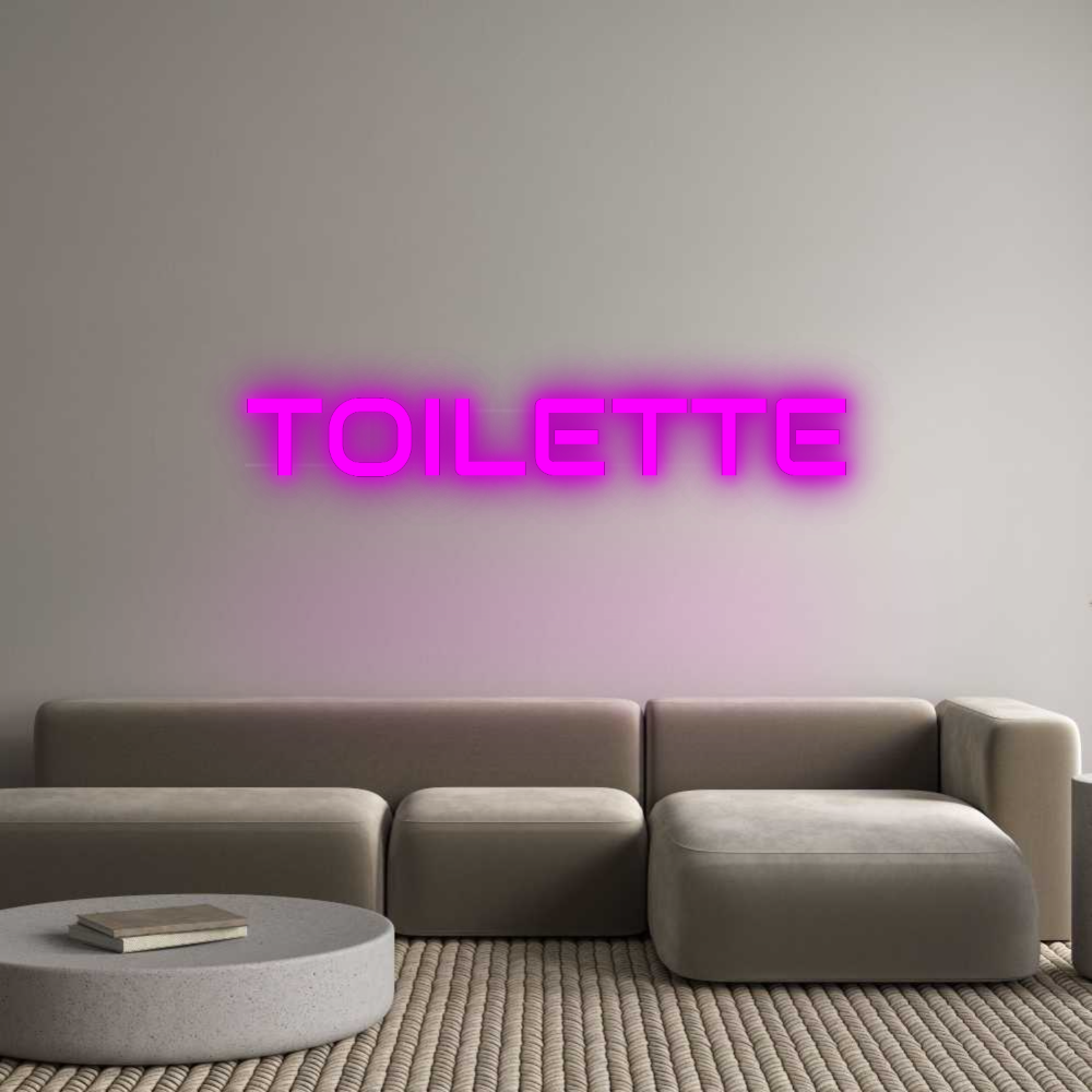 Custom Neon: TOILETTE