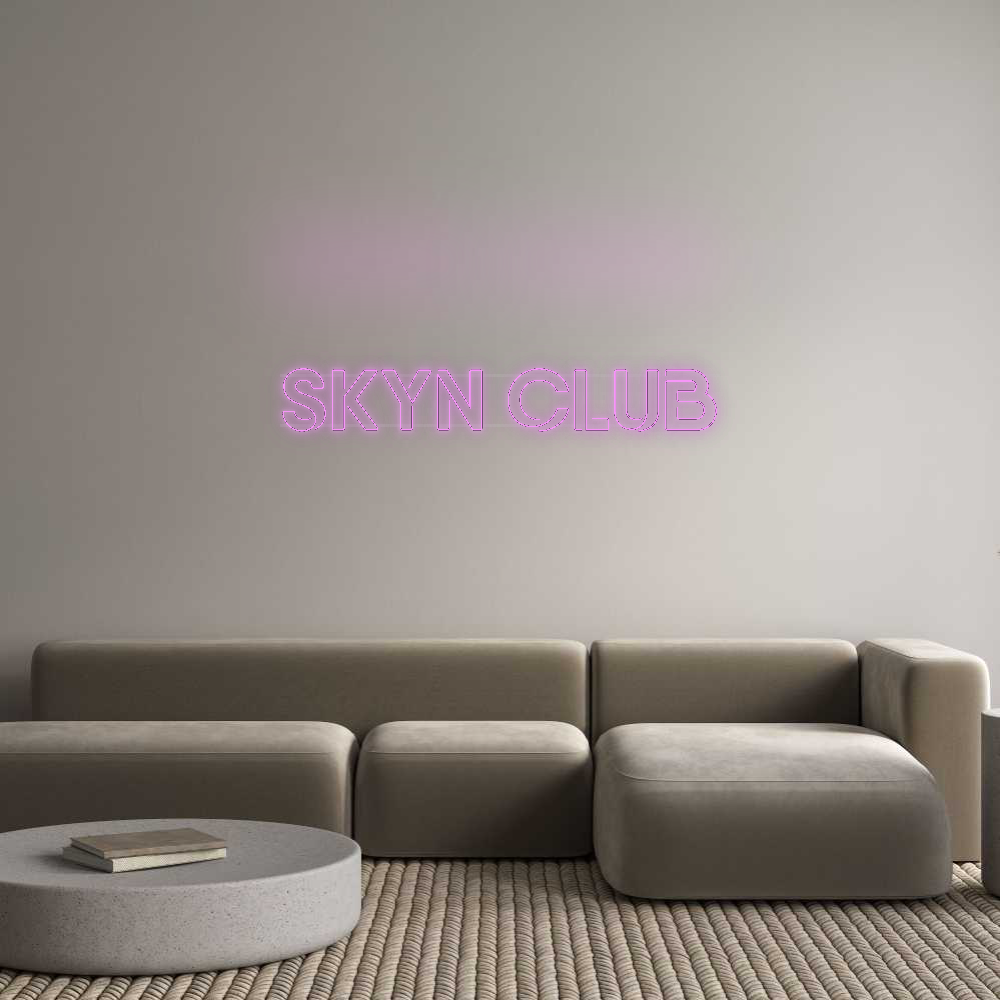 Custom Neon: SKYN CLUB