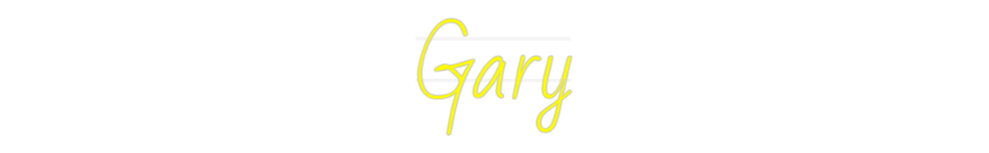 Custom Neon: Gary