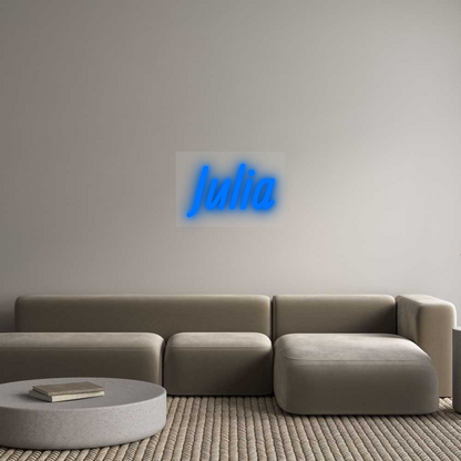Custom Neon: Julia