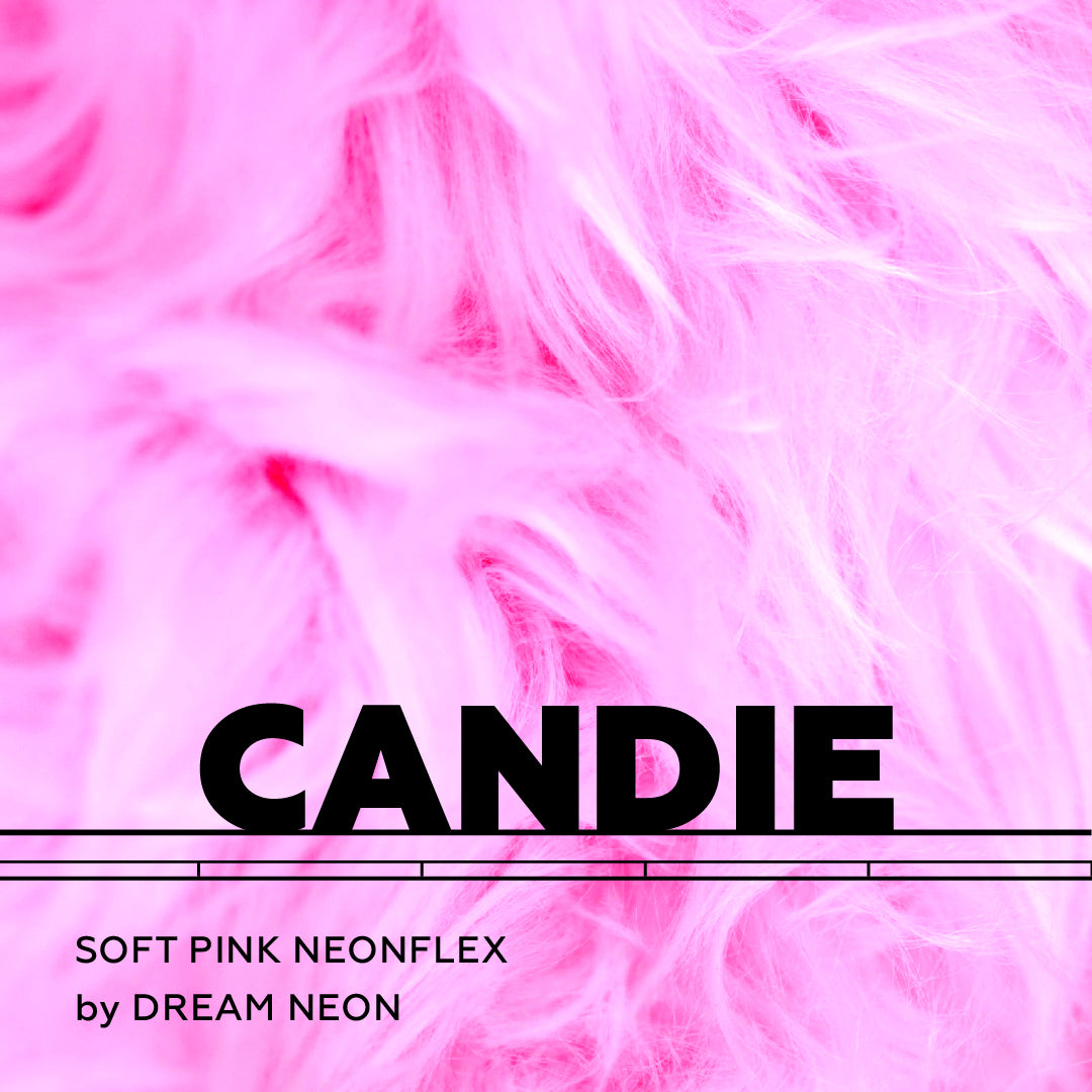 NEON LED - CANDIE candie pink