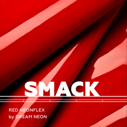 NEON LED - SMACK red
